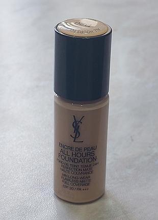 Стойкая тональная основа yves saint laurent ysl all hours foundation b20 ivory. объем 10 ml.