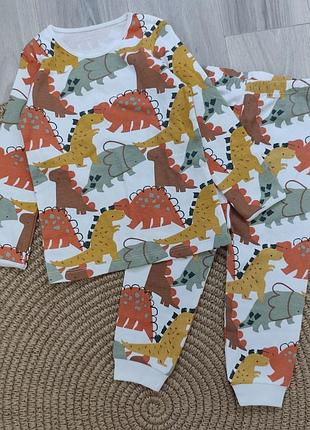 Пижама для мальчика george динозавры, комплект для сна 80/86