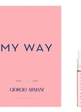 Парфумована вода для жінок giorgio armani my way eau de parfum, 1.2 мл.