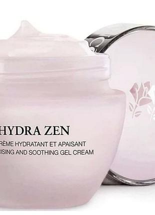Крем-гель с гиалуроновой кислотой и экстрактом розы для увлажнения кожи lancome hydra zen gel cream. объем 50