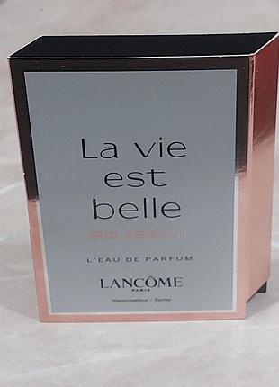 Парфумована вода для жінок lancome la vie est belle iris absolu edp 1.2 ml.