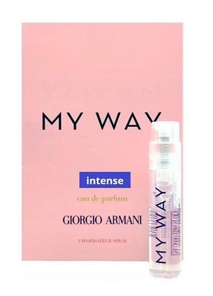 Парфумована вода для жінок giorgio armani my way intense eau de parfum, 1.2 мл