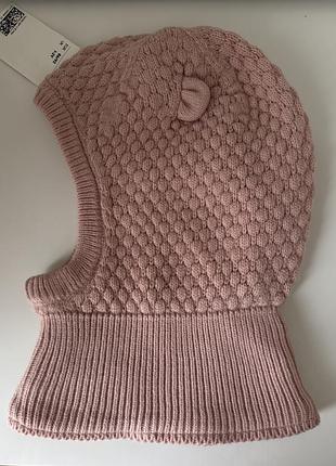 Зимова шапка-шолом на флісі від h&m на 2-3 роки