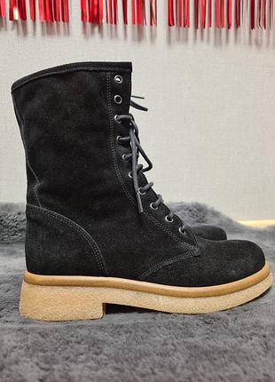 Ботинки замшевые италия