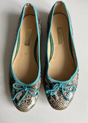 Кожаные балетки