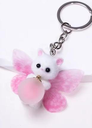 Брелок котик в стилі sylvanian family фея fairy