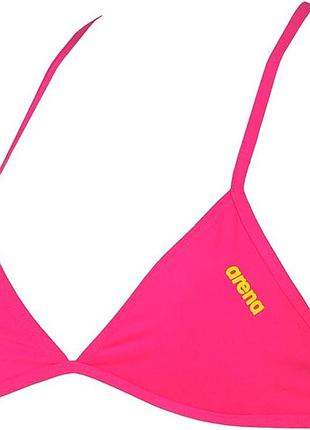 Женский верх от купальника бюст arena triangle feel fresia rose-yellow