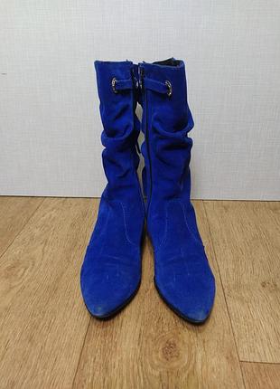 Сапожки из натуральной замши 35 г.