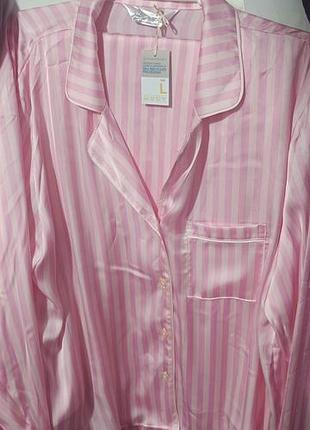 Розовая пижамка в полоску