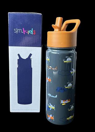 Проста сучасна дитяча пляшка для води summit з нержавіючої сталі об'ємом 14 унцій під морем - нова в коробціпроста