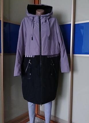 Шикарное пальто-плащик на синтепоне