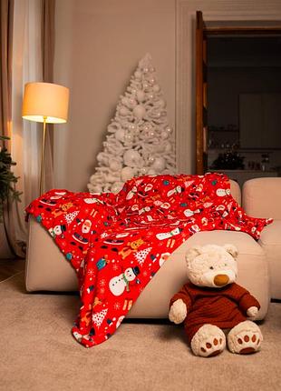 Плед новорічний 180/200