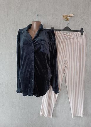 Класна велюрова піжама р.50-52