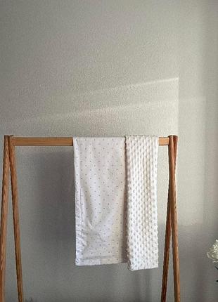 Плед дитячий плюш+бавовна