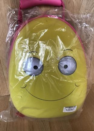 Детский рюкзак игрушка два в одном витхен wittchen новый желто-розовый