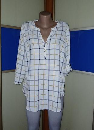 Рубашка в клетку с пуговицамисо