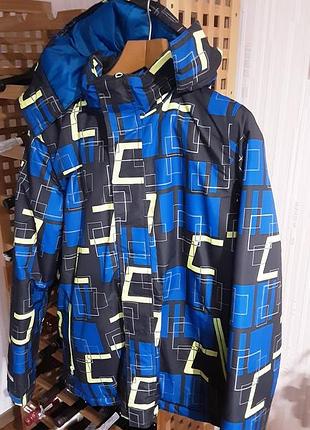 Лыжный комплект для подростка куртка и штаны рост 170 унисекс защита от снега