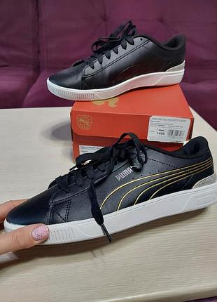 Оригинальные женские кеды, кросовки от puma vikky v3 metallic shine black 41 размер