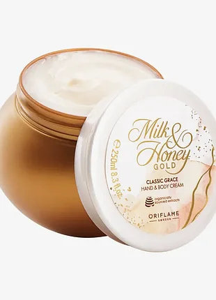 Крем для тіла і рук milk & honey gold oriflame крем для рук і тіла молоко і мед оріфлейм золота серія