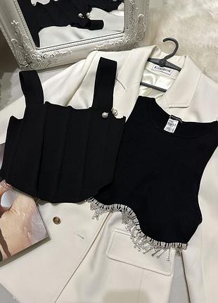 Чорний топ zara