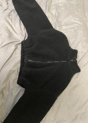 Жіноча укорочена куртка типу бомбер тедді ,підходить на розмір xc-s