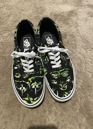 Кеди vans era з принтом "eyes in the dark"
