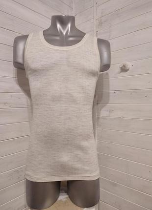 Итальянское мужское термобелье маечка из шерсти lana и акрила