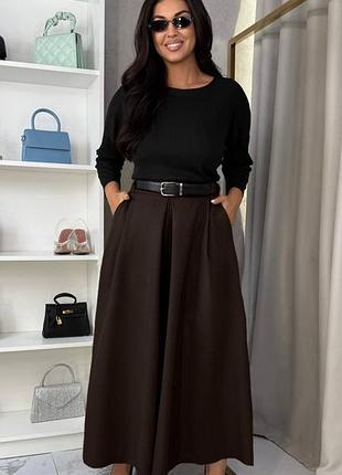 Штаны юбка костюмка 46-56 р-р