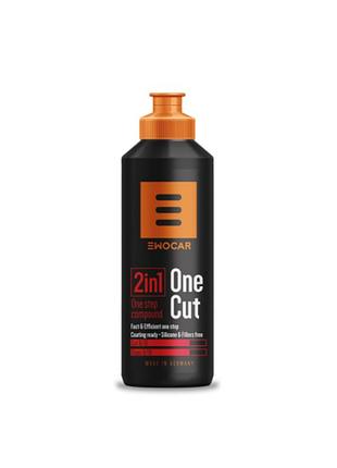 Oc-250 паста для полірування ewocar 2in1 one cut 250 мл