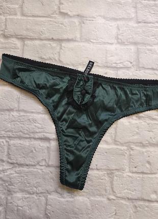 Трусики шелковые стринги beldona