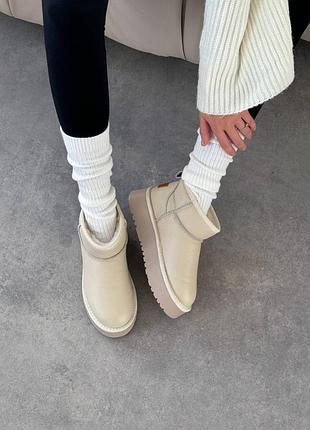 Кожаные угги угги в 4х цветах ❄️ 11909