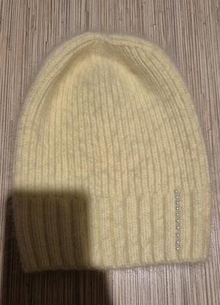 Шапка бини колпак женская ангора