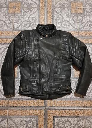 Мужская кожаная мотокосуха, мотокуртка akito mercury plus (euro46)