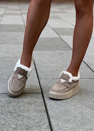 Зимові жіночі лофери