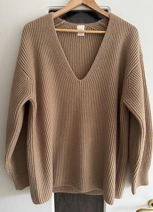 Светр h&m 100% шерсть м-л