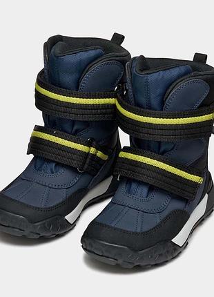 Зимние детские ботинки мальчишки 24р geox. термо ботинки для детей геокс