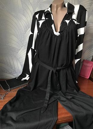 Комбинезон брюки палаццо 50-54 рр