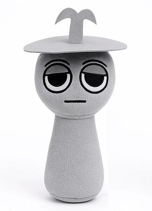 Мягкая игрушка спрунки sprunki клюкр 30 см — плюшевое существо в шляпе из incredibox, арт. 00517-83