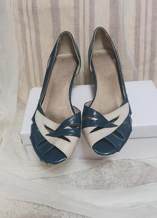 Шикарные туфли с открытым носком