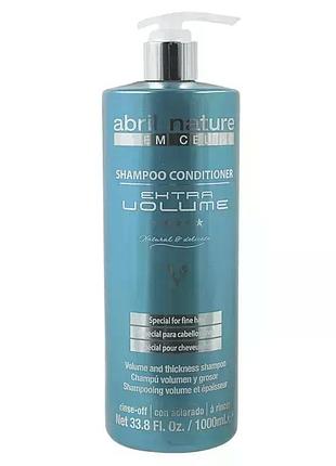 Шампунь-кондиціонер abril et nature для волосся stem cells shampoo conditioner extra volume 1000 мл