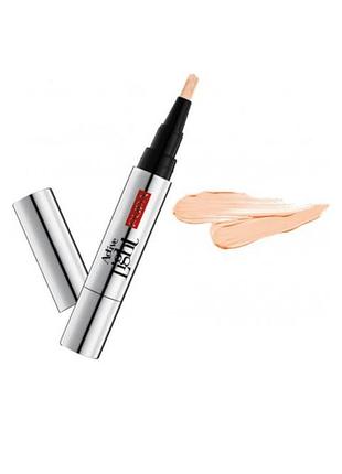 Pupa active light highlighting concealer корректор-освещатель 001 - luminous ivory