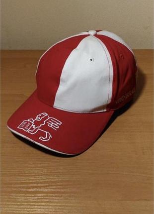 Бейсболка колір червоно-білий розмір 55-60см