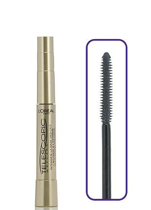 L`oreal paris telescopic mascara туш для телескопічного подовження вій (чорний)