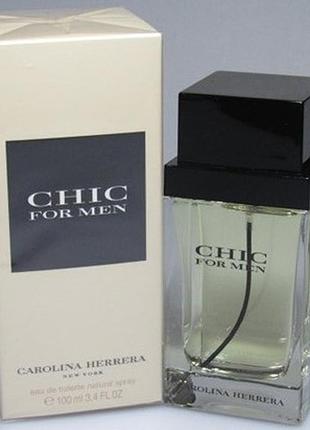 Оригинал carolina herrera chic for men 100 ml туалетная вода