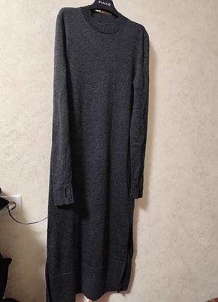 Платье шерсть cos макси
