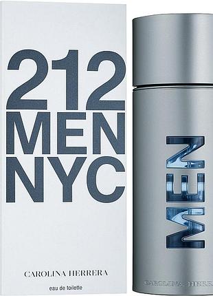 Оригинал carolina herrera 212 men 100 ml tester туалетная вода