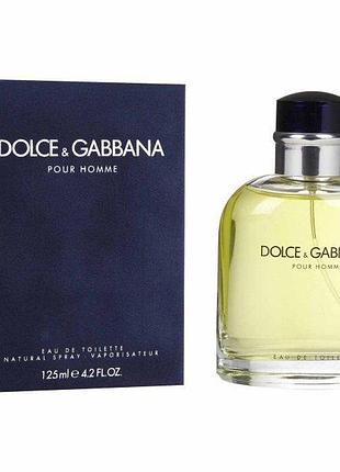Оригинал dolce gabbana pour homme 125 ml туалетная вода