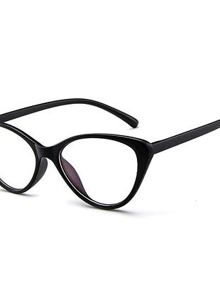 Имиджевые очки кошачий глаз cooyoung cn2383ggd черные