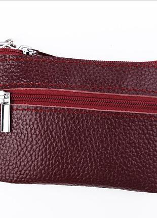 Женские кошельки натуральная кожа бордовый( 3122 )