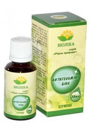 Антигельминт-биол смесь 30 мл от глистов 2 бутылочки биолика